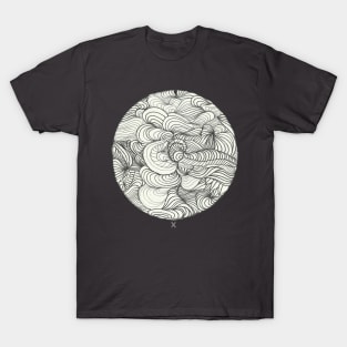 Psychedelic circle X T-Shirt